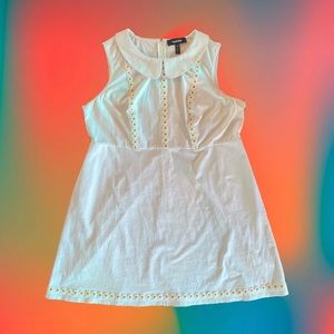 ModCloth white mini dress!!